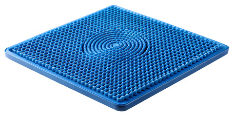 Comfortable Blue Gel Seat Cushion with Unique Honeycomb Design for Pressure Relief