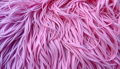 Fototapeta premium Soft cotton pink and purple fur texture background, decorative fluffy fabric with smooth gradients