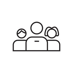 diversity icon editable outline stroke vector eps