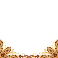 unique Dayak ethnic frame