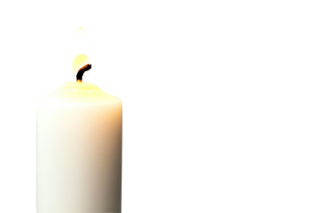 Lit Candle, Warm Glow