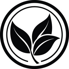 leaf logo vector illustration
