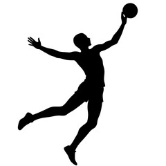 basketball player silhouette