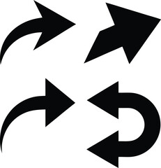 set of arrows vector illustration