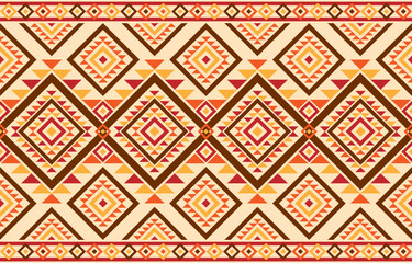 American native ethnic pattern. Embroidery  african pattern  Indigenous background concept.Design for fabric, abstract, red, yellow, orange, brown.