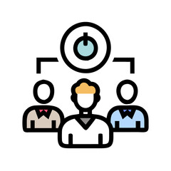 Decentralized Autonomous Organization Illustration with Hierarchy and Authority