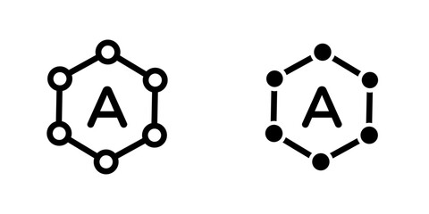 Antioxidant icon vector illustration for web, ui designs