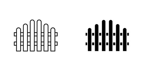 Fence icon vector illustration for web, ui designs