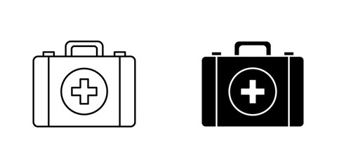 First aid box icon vector illustration for web, ui designs