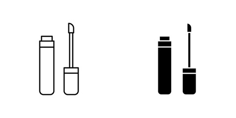 Lip gloss icon vector illustration for web, ui designs