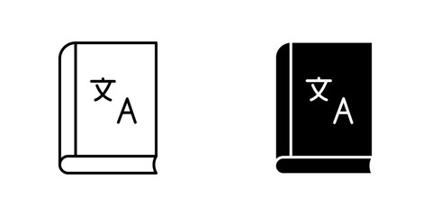 Translation icon vector illustration for web, ui designs