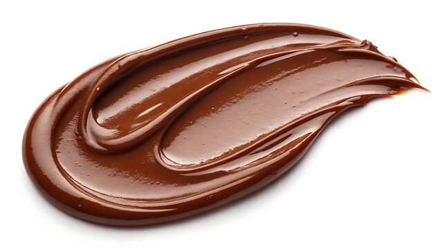 Luscious chocolate spread swirled to perfection, showcasing its rich texture and irresistible appeal