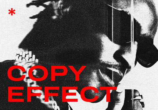 Copy Template Effect Mockup