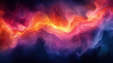 Fototapeta premium Abstract swirling colors, energetic flow
