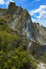 View at Clay Cliffs in New Zealand