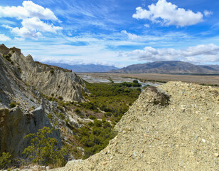 View at Clay Cliffs in New Zealand