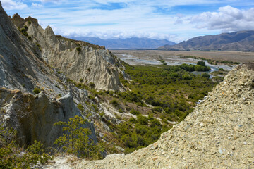 View at Clay Cliffs in New Zealand
