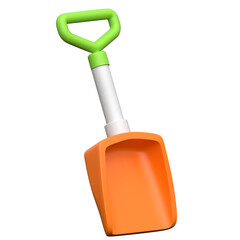 Scoop 3D icon on transparent background