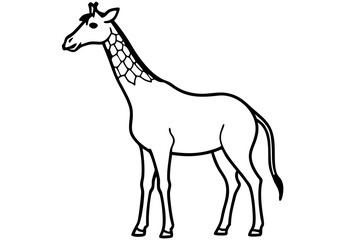 Obraz premium Modern Giraffe Illustration