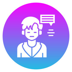 Obraz premium Customer Service Icon