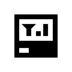 Abstract monochrome design featuring geometric shapes including a triangle square and rectangle form a pattern