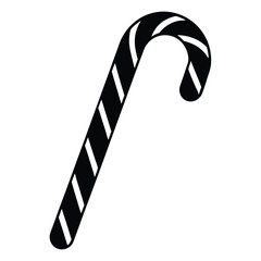candy cane isolated on white background