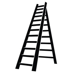 ladder isolated on white background