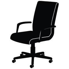 office chair isolated on white background