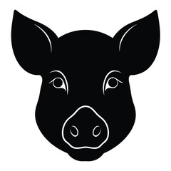 vector illustration of a cartoon cow