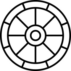 Obraz premium Color Wheel Icon