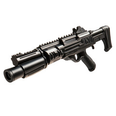 Foam Dart Blaster With Detachable Barrel  isolated on a transparent background