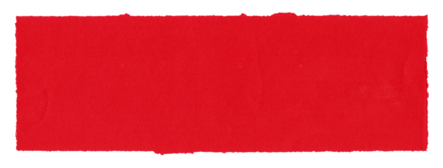 texture background rectangle old red paper torn on transparent background