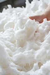 Fluffy white suds