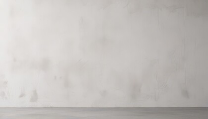 Crisp white wall with faint, organic brush marks  Impeccable yet slightly imperfect ,  grungy,  brush