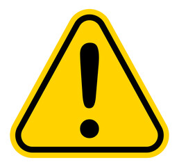 signo de atención, Advertencia Símbolo, símbolo de peligro, símbolo de advertencia triangular. Amarillo, advertencia advertencia como png. Señal de advertencia con signo de exclamación.