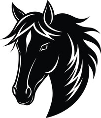 horse head silhouette