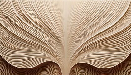 Dynamic paper art installation gallery space abstract design minimalist environment close-up view creative expression