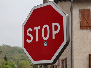 Obraz premium Panneau de signalisation - stop