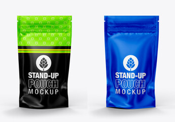 Stand-Up Pouch Packaging Mockup