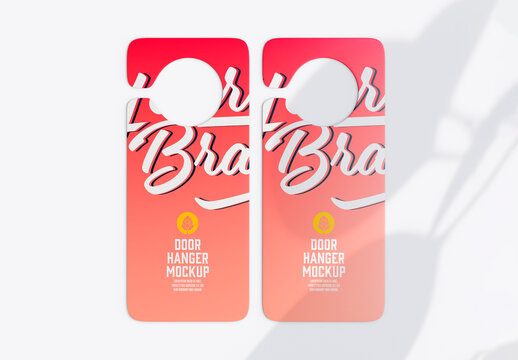 Door Hanger Mockup