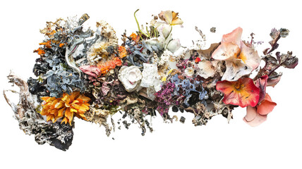 Mixed Media for Creative Art and Craft Projects - Isolated on White Background