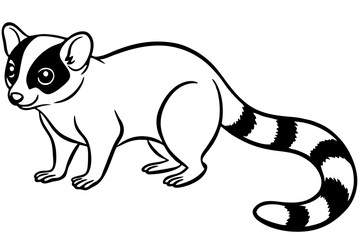 Modern Ringtail Sketch