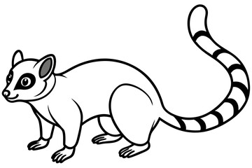 Modern Ringtail Sketch
