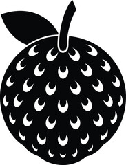 vector illustration of an apple fruit