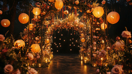 A fantasy family unity celebration