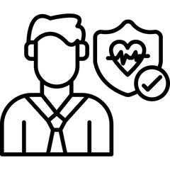 Obraz premium Life Event Coverage Icon