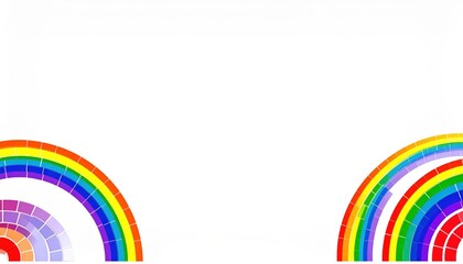 Obraz premium Colorful rainbow patterns in graphic design creative studio digital art abstract vibrant visual representation