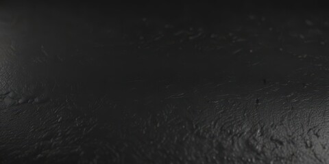 Deep black leather, fine grain, polished sheen , vintage, surface