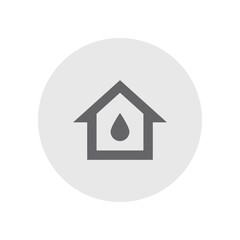 Water Damage Outlined Icon