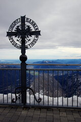 Zugspitze the highest peak of the Wetterstein Mountains and the highest mountain in Germany.